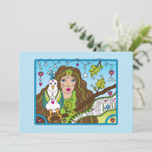 共有Light_Flatカード7" x 5" (スタンド正面)