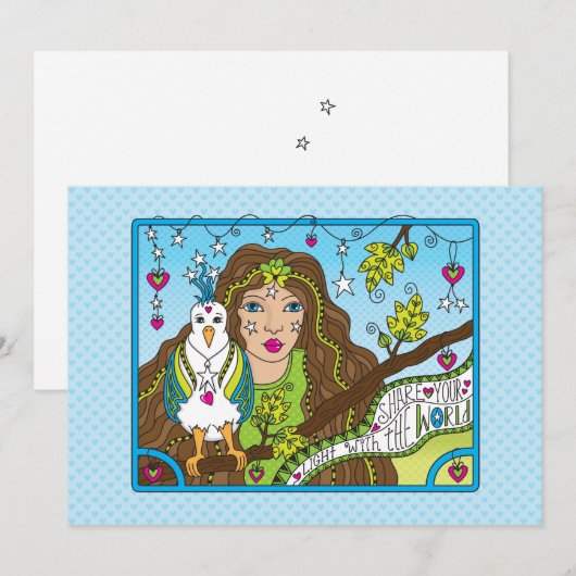 共有Light_Flatカード7" x 5" (正面/裏面)