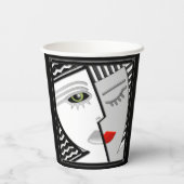 共来有 – 黒、白、赤 紙コップ (裏面)