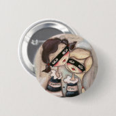 共犯者-ボタン 缶バッジ (正面&裏面)