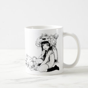 共生の友人のクラシックで白いマグ コーヒーマグカップ