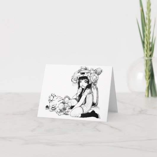 共生の友人のメッセージカード カード (正面)