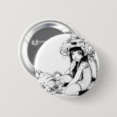 共生の友人ボタン 缶バッジ (正面&裏面)