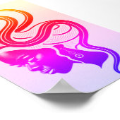 共生の女性とヘビ ポスター (角)