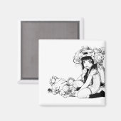 共生フレンズスクエアマグネット マグネット (正面/裏面)