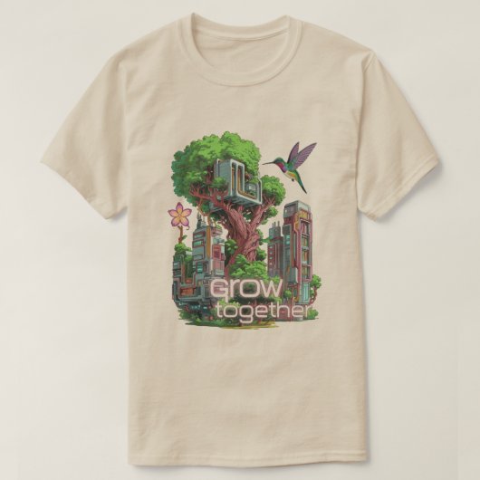 共生都市 Tシャツ (デザイン正面)