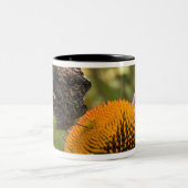 共生、美しい救済する、パートナーシップ、 ツートーンマグカップ (中央)