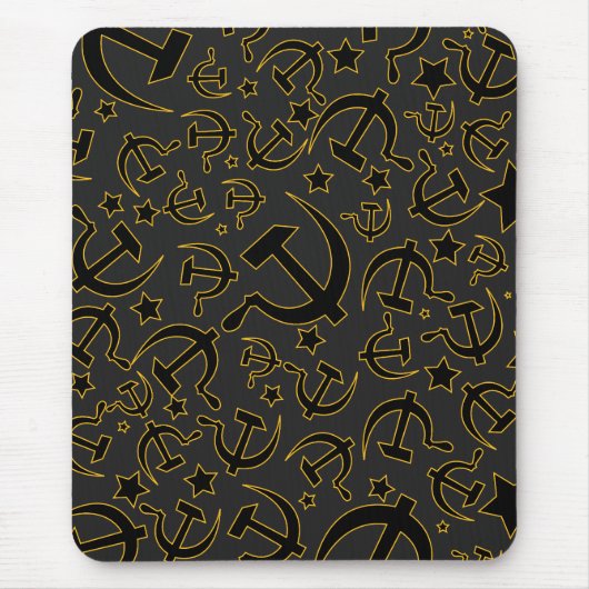 共産主義のマウスのマットの暗闇 マウスパッド (正面)