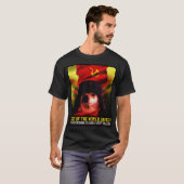 共産主義の同志ドッゴ・ミーム ロシアの犬 ジンボ Tシャツ (正面フル)