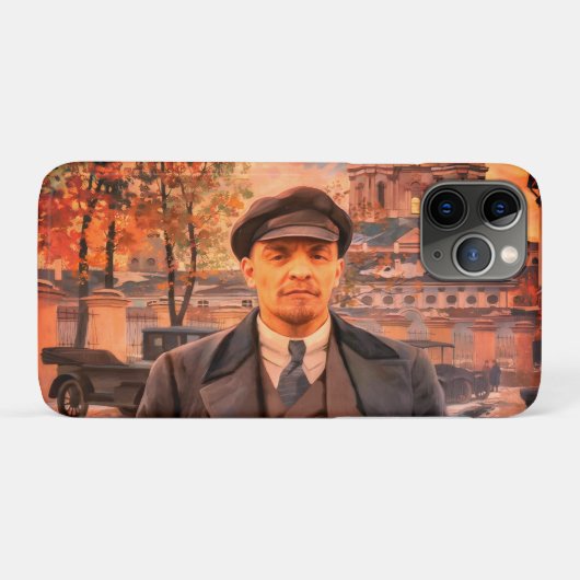 共産主義の英雄ウラジーミル・レーニン、ソ連、CCCP Case-Mate iPhoneケース (裏面(横))
