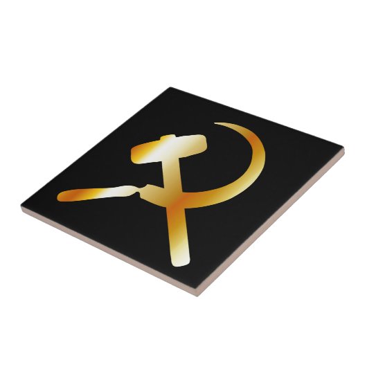 共産主義の記号 タイル (側面)