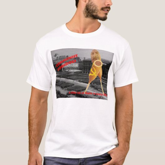 共産主義のCornDogs Tシャツ (正面)