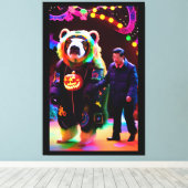 共産主義ハローウィンパーティタイム – ケン・ゲージ・アート キャンバスプリント (インサイチュ (ウッドフロア))