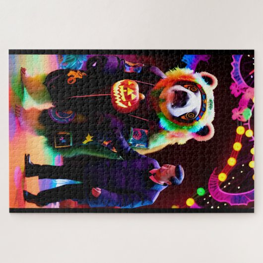 共産主義ハローウィンパーティタイム – ケン・ゲージ・アート ジグソーパズル (横)