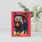 共産主義ハローウィンパーティタイム – ケン・ゲージ・アート ポストカード (スタンド正面)