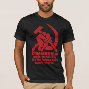 共産主義+再 Tシャツ