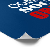 共産主義、社会主義、肥満主義 ポスター (角)