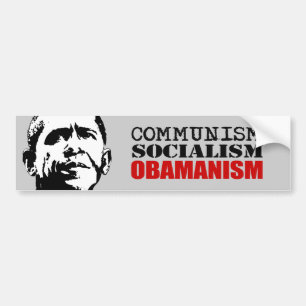 共産主義、社会主義、OBAMANISM バンパーステッカー