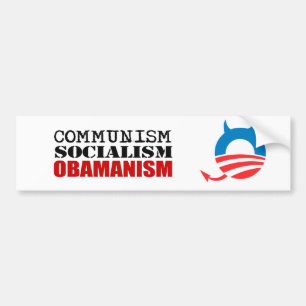 共産主義、社会主義、OBAMANISM バンパーステッカー