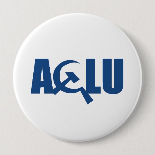 共産主義ACLU 缶バッジ (正面)