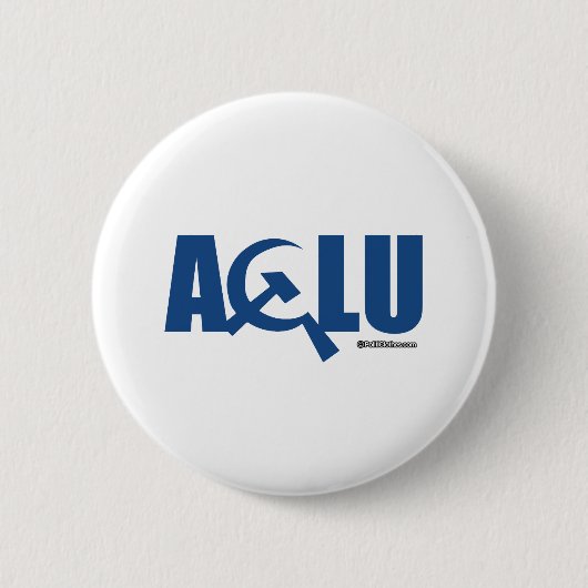 共産主義ACLU 缶バッジ (正面)