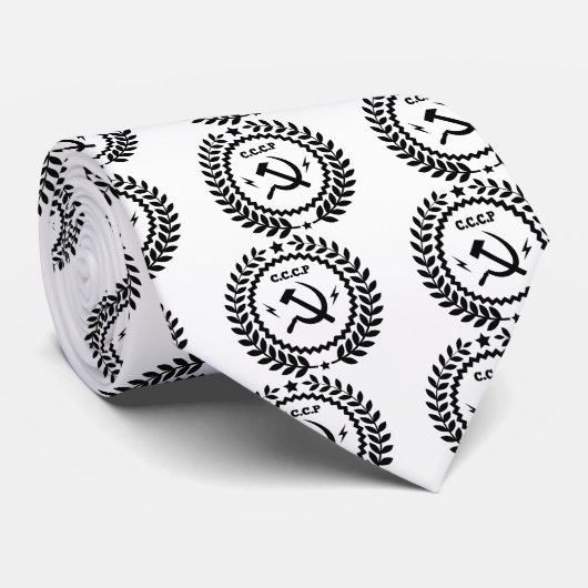 共産主義CCCPのハンマーの鎌のバッジ ネクタイ (ロール)