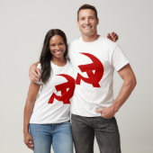 共産主義DKPのスタイルのハンマー及び鎌 Tシャツ (ユニセックス)
