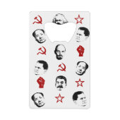 共産党指導者 クレジットカード栓抜き (正面)