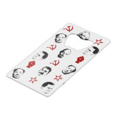 共産党指導者 クレジットカード栓抜き (正面アングル)