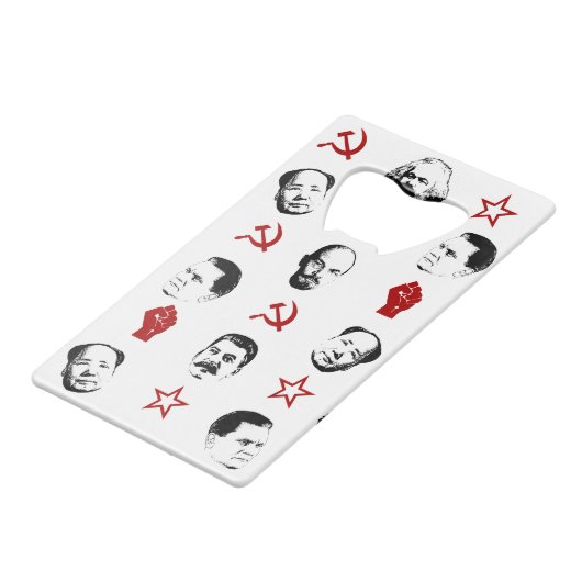 共産党指導者 クレジットカード栓抜き (裏面アングル)