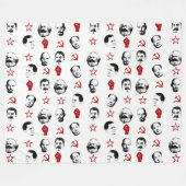 共産党指導者 フリースブランケット (正面(横))