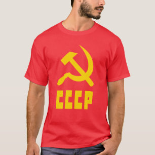 共産国のCCCPハロシアのンマー・アンド・鎌 Tシャツ