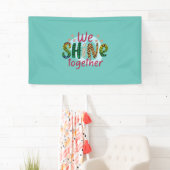 共結婚に輝く贈り物 横断幕 (インサイチュ)