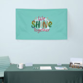 共結婚に輝く贈り物 横断幕 (トレードショー)