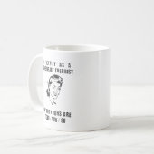 共謀理論家だと思う… コーヒーマグカップ (正面左)