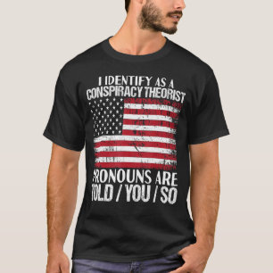 共謀理論家の代名詞はTだと思う Tシャツ