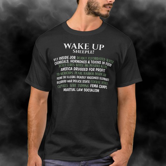 共謀目覚おもしろいめシープルTシャツ Tシャツ