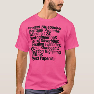 共謀素晴らし一覧プロジェクトBluebook Ufo'S Tシャツ