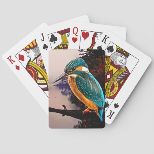 共通のカワセミ トランプ (裏面)