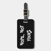 共通のバッグのための荷物のラベル ラゲッジタグ (正面縦)