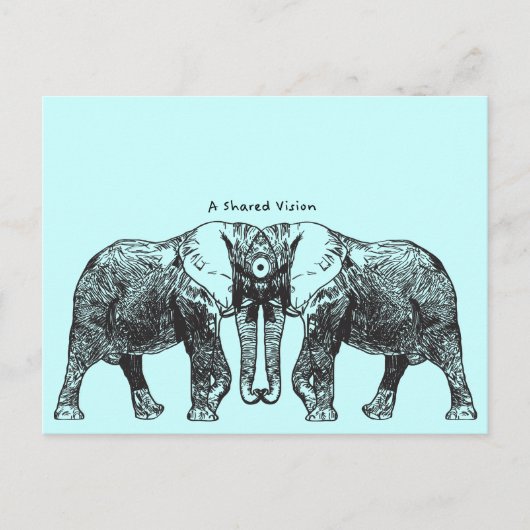 共通のビジョン ポストカード (正面)