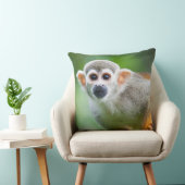 共通のリスザルのクローズアップ クッション (椅子)