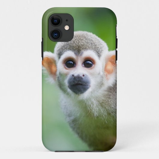 共通のリスザルのクローズアップ Case-Mate iPhoneケース (裏面)