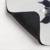 共通の水潜り鳥は冬の北湖で泳ぎます マウスパッド (コーナー)