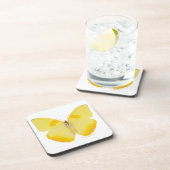 共通の草の黄色の蝶 コースター (右側)