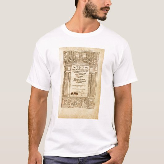 「共通のPrayerの本のFrontispiece Tシャツ (正面)