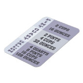 共通キッチン計測換算表 マグネット (左側)