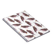 共通ムクドリかヨーロッパのムクドリの鳥 ノートブック (右側)