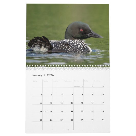 共通ロックカレンダー2026 カレンダー (1月 2026)