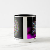 共鳴または頻度の喜び ツートーンマグカップ (中央)